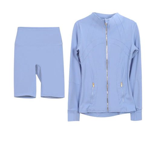 Lulu Light Blue Short Set