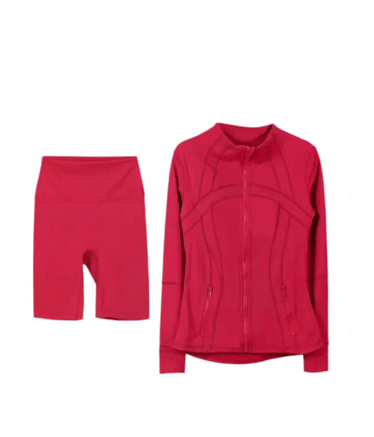 Lulu Red Short Set