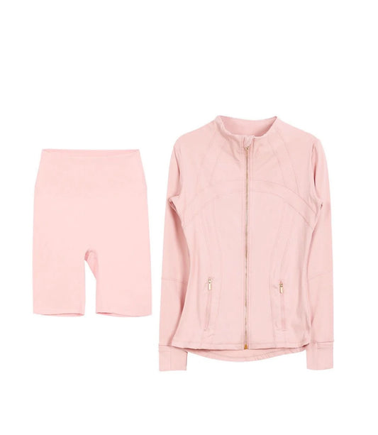 Lulu Light Pink Short Set